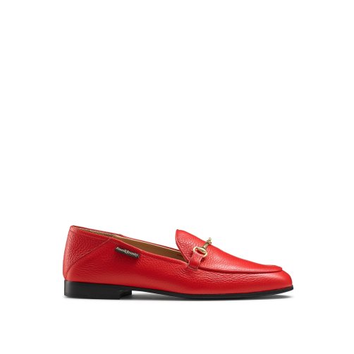 Russell And Bromley Snaffle Loafers Dame Rød | 035HYVLK