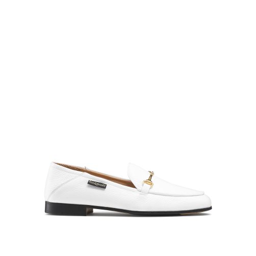 Russell And Bromley Snaffle Loafers Dame Hvite | 793SMTBP