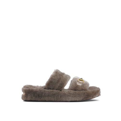 Russell And Bromley Snuggle Open Tøfler Dame Brune | 405CFHMB