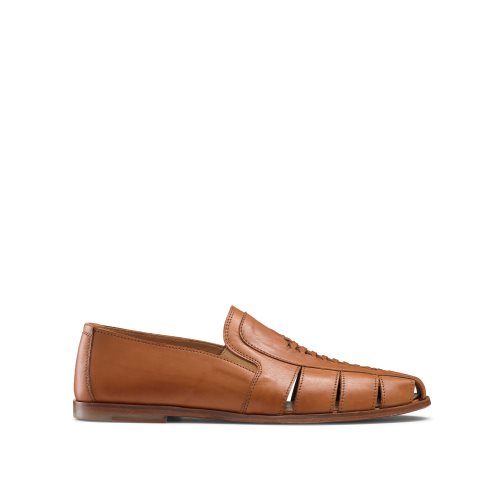 Russell And Bromley Southend Weave Detail Slip On Fritidssko Herre Brune | 672DXYUA