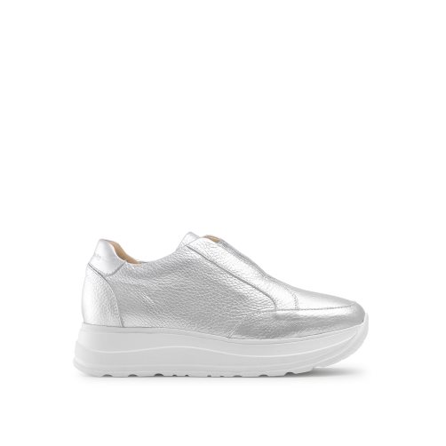 Russell And Bromley Speed Up Laceless Joggesko Dame Sølv | 520WEHTS