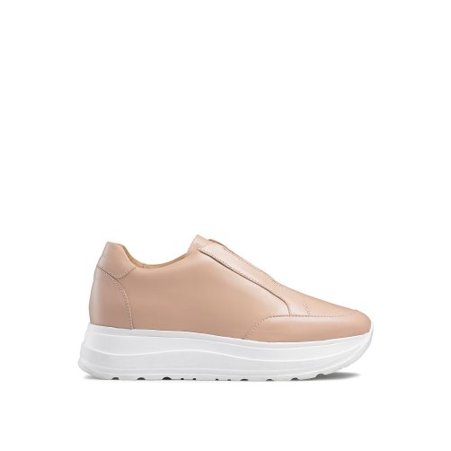 Russell And Bromley Speed Up Laceless Runner Joggesko Dame Lyse Brune | 816HOXQK