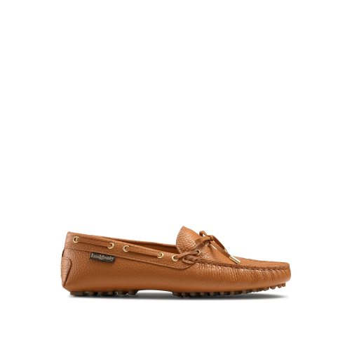 Russell And Bromley Strada Bow Trim Driver Loafers Dame Brune | 953ANCBS