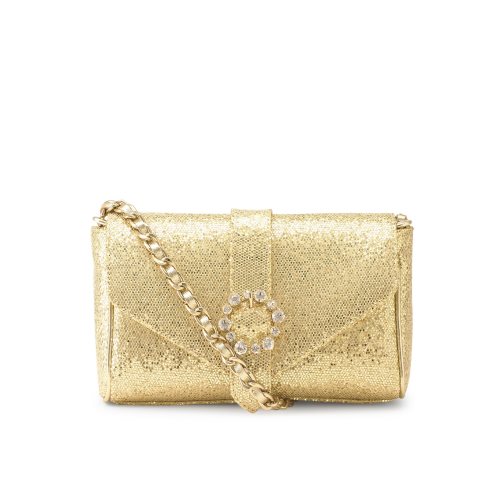 Russell And Bromley Strictly Jewel Spenne Chain Crossbody Veske Dame Gull | 043FQESD